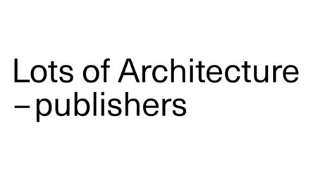 Lots of Architecture publishers